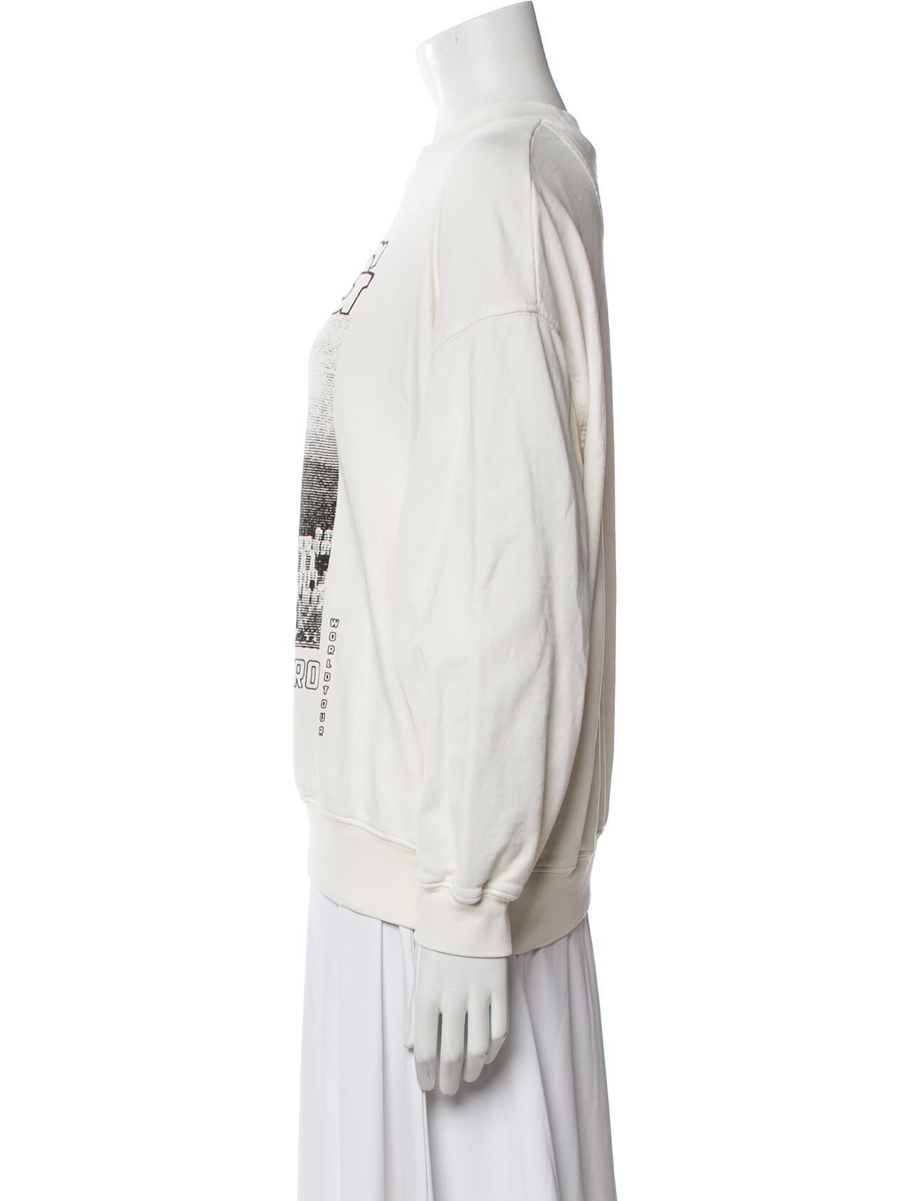 Anine Bing Graphic Print Crew Neck Sweatshirt