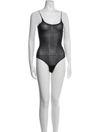 Anine Bing Scoop Neck Sleeveless Bodysuit