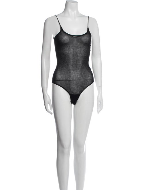 Anine Bing Scoop Neck Sleeveless Bodysuit