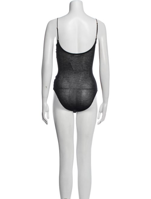 Anine Bing Scoop Neck Sleeveless Bodysuit