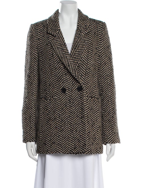 Anine Bing Tweed Pattern Blazer