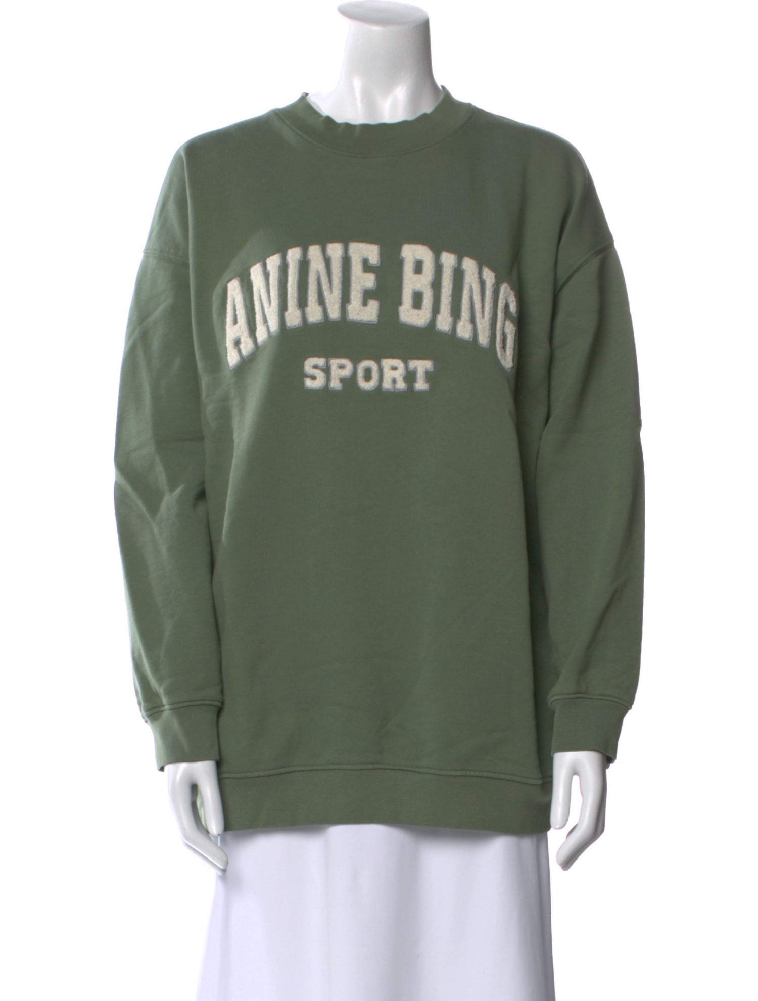 Anine Bing Graphic Print Crew Neck Sweatshirt