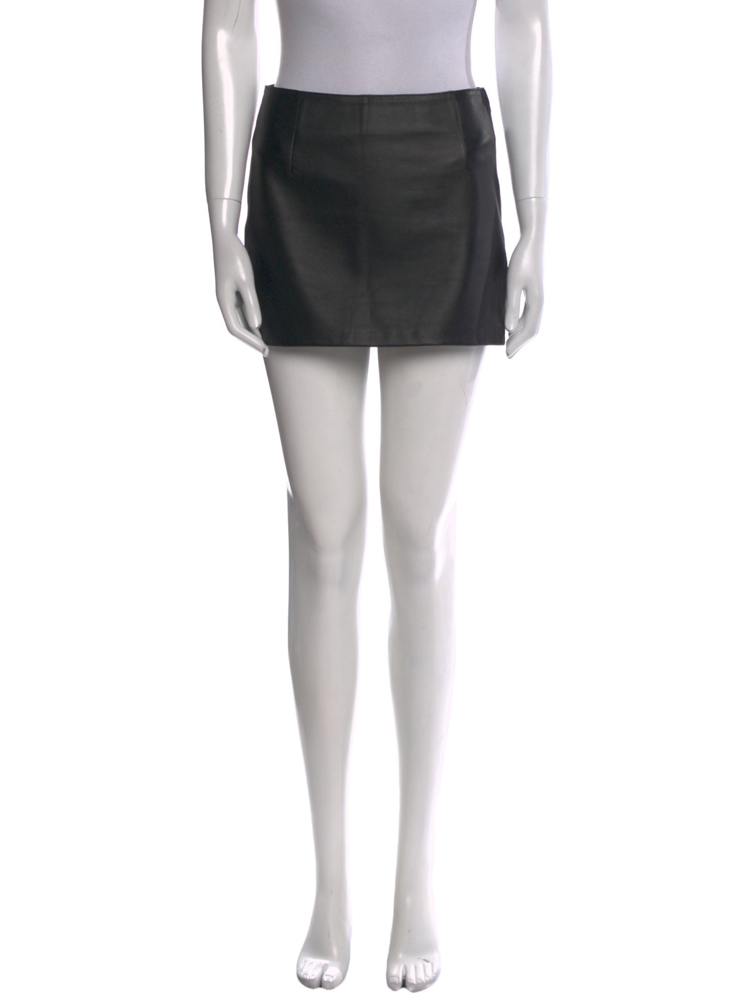Anine Bing Leather Mini Skirt