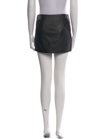 Anine Bing Leather Mini Skirt