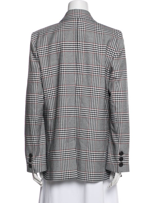 Anine Bing Plaid Print Blazer