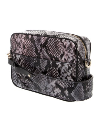 Anine Bing Embossed Leather Shoulder Bag