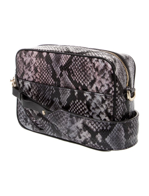 Anine Bing Embossed Leather Shoulder Bag