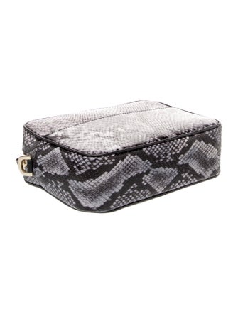 Anine Bing Embossed Leather Shoulder Bag