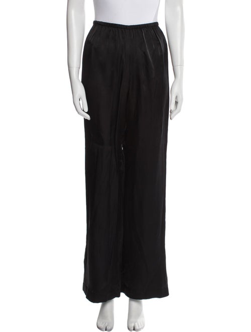 Anine Bing Silk Wide Leg Pants