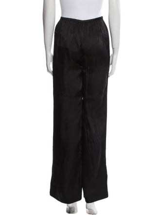 Anine Bing Silk Wide Leg Pants