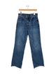 Anine Bing High-Rise Straight Leg Jeans
