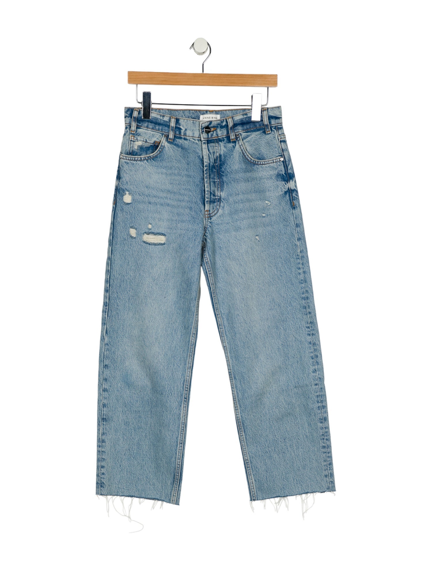 Anine Bing High-Rise Wide Leg Jeans