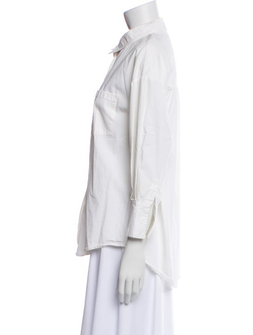 Anine Bing Three-Quarter Sleeve Button-Up Top