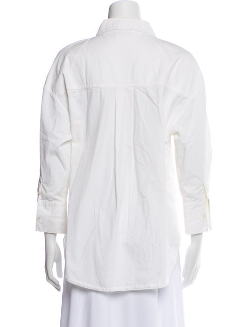 Anine Bing Three-Quarter Sleeve Button-Up Top