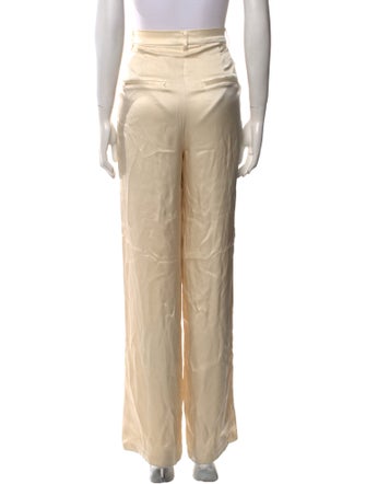 Anine Bing Silk Wide Leg Pants