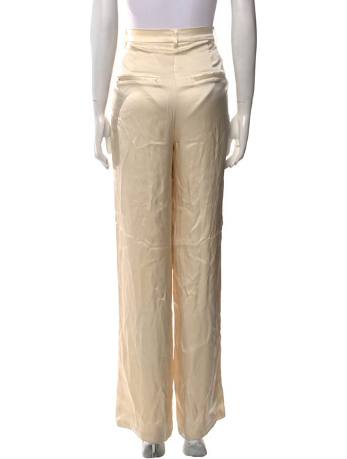 Anine Bing Silk Wide Leg Pants