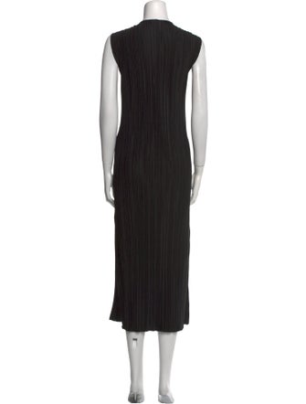 Anine Bing Crew Neck Long Dress