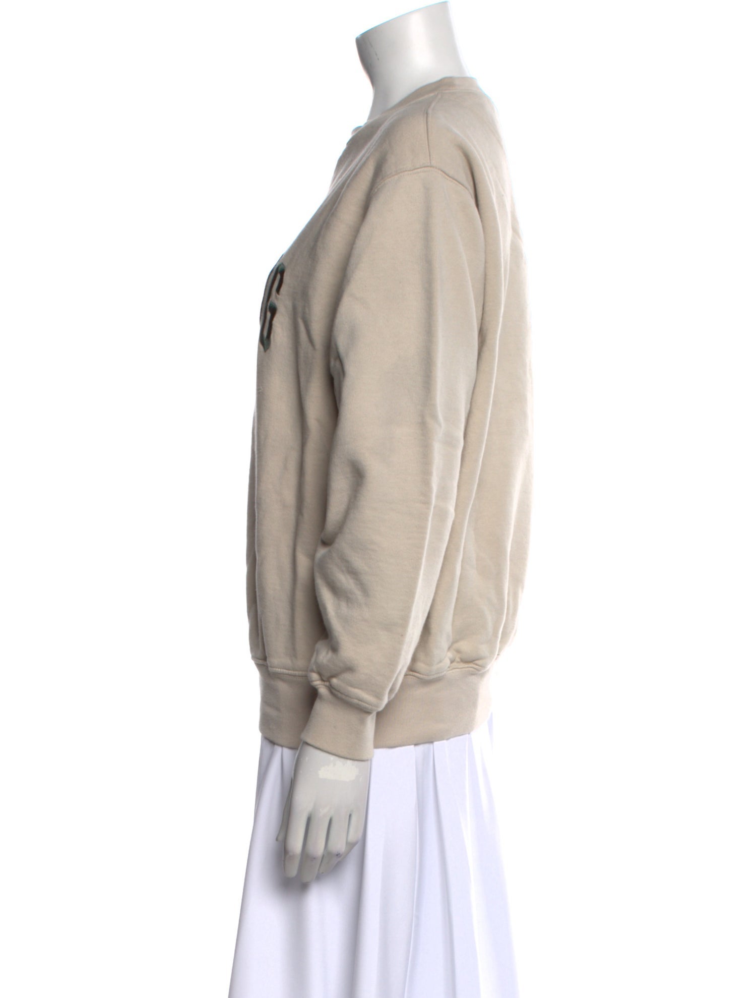 Anine Bing Graphic Print Crew Neck Sweater