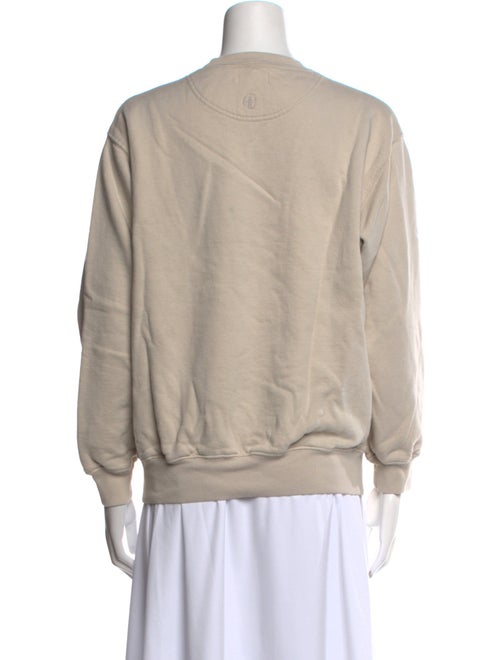 Anine Bing Graphic Print Crew Neck Sweater