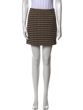 Anine Bing Wool Mini Skirt
