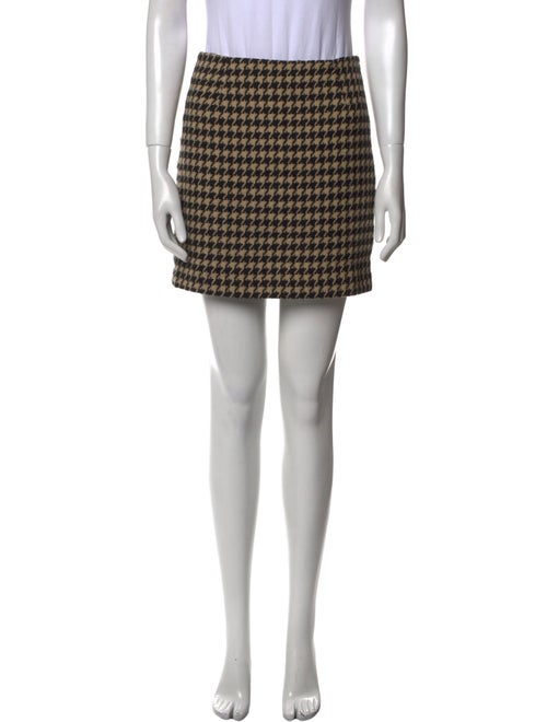 Anine Bing Wool Mini Skirt