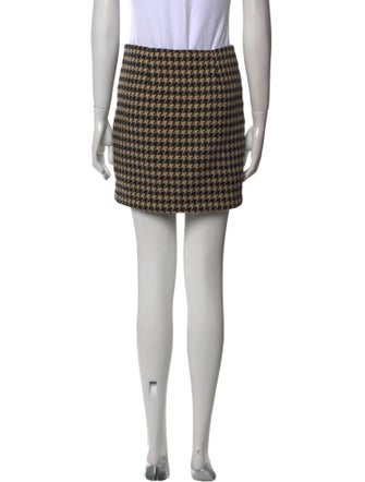 Anine Bing Wool Mini Skirt