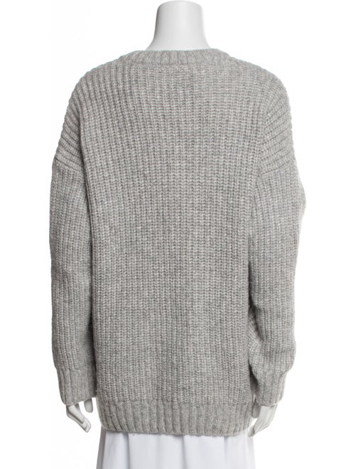 Anine Bing Graphic Print Crew Neck Sweater