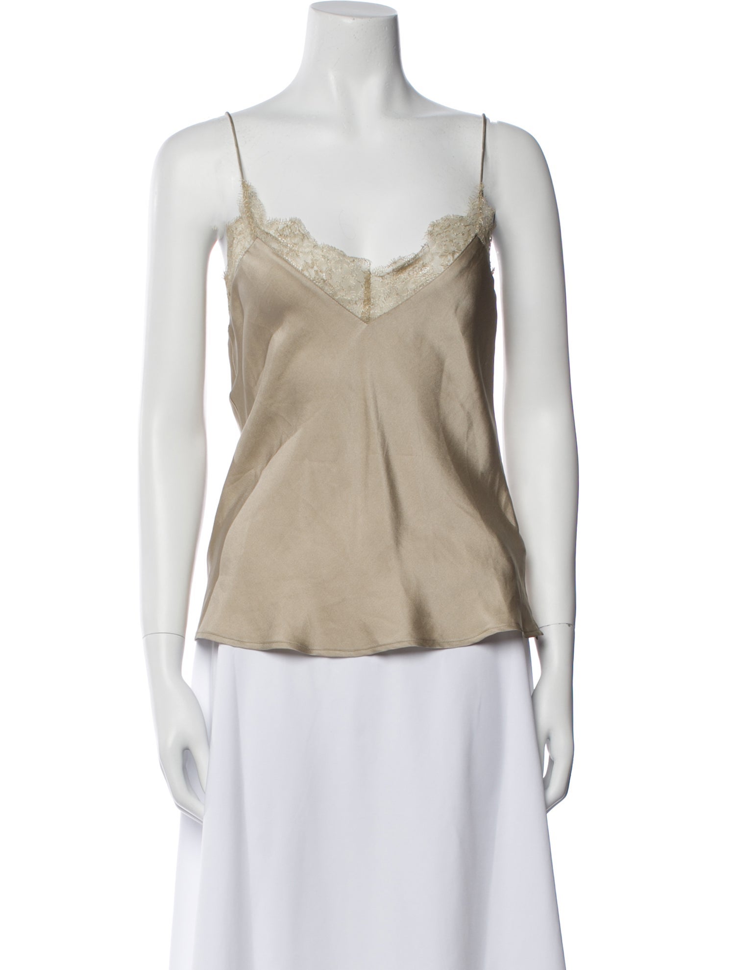 Anine Bing Silk V-Neck Top w/ Tags