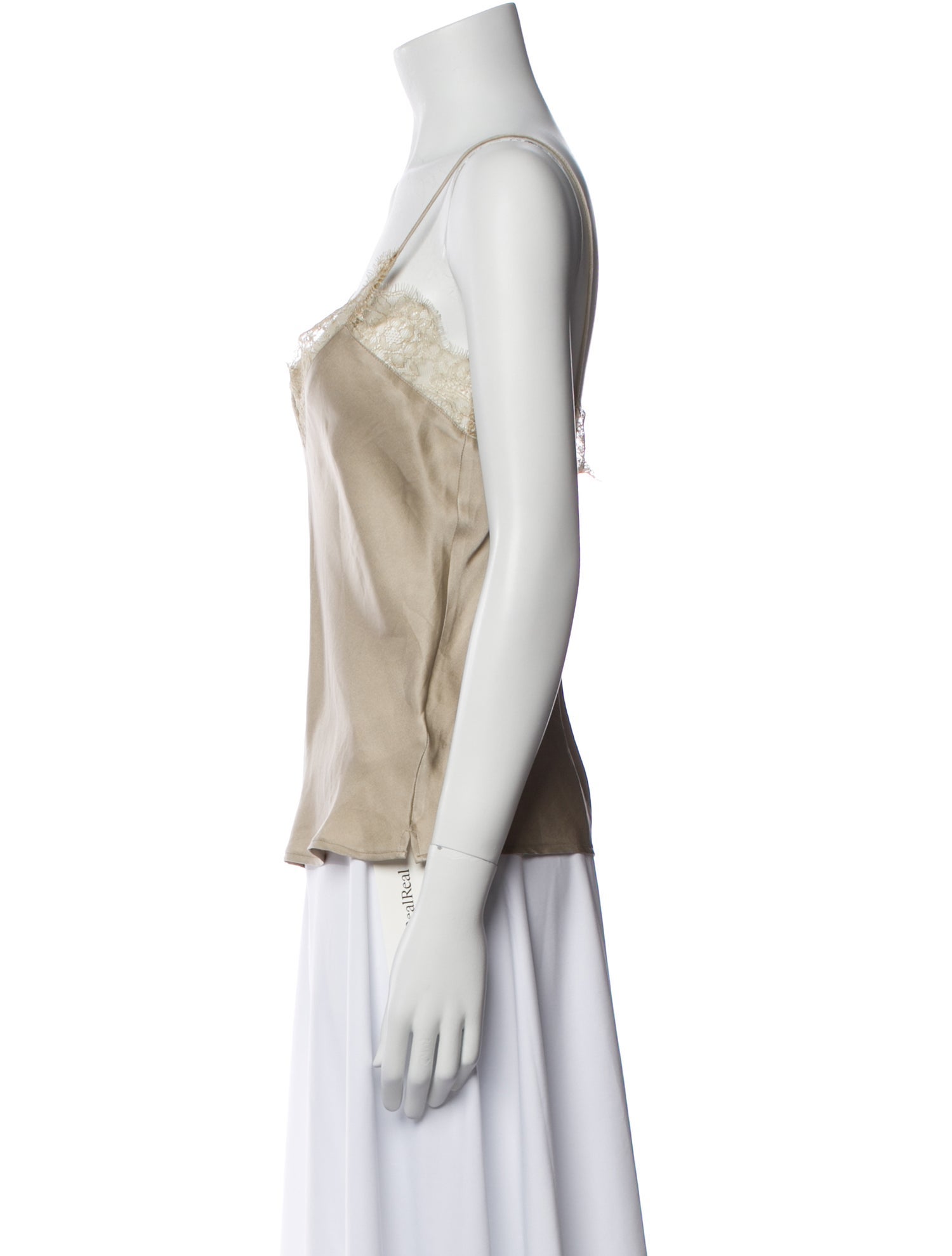 Anine Bing Silk V-Neck Top w/ Tags