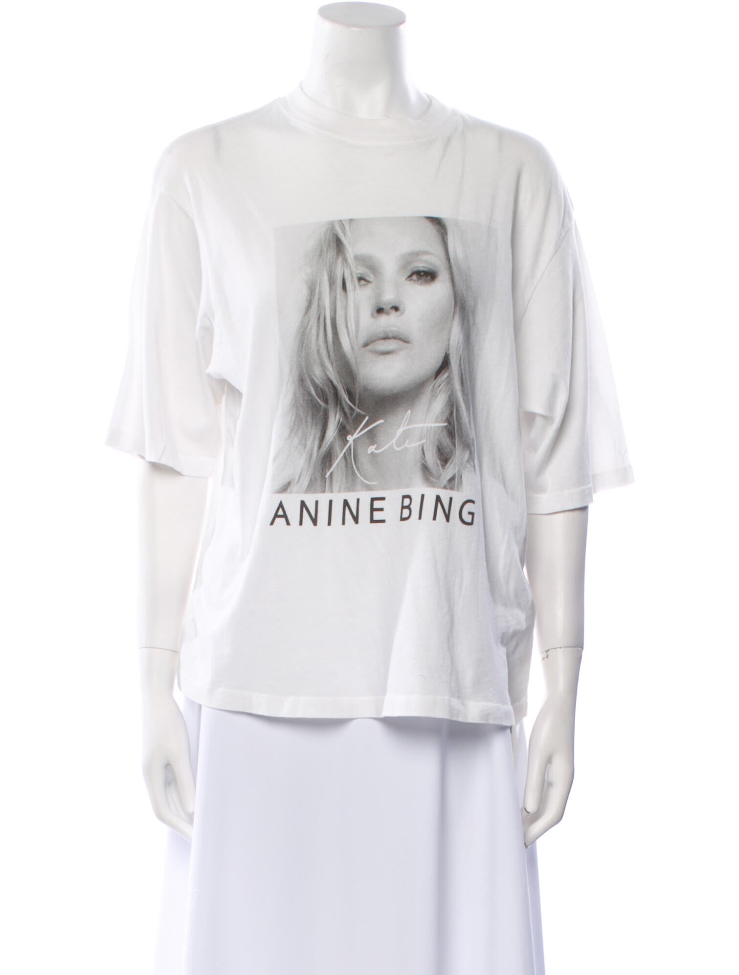 Anine Bing Graphic Print Crew Neck T-Shirt