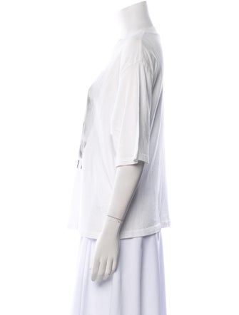 Anine Bing Graphic Print Crew Neck T-Shirt