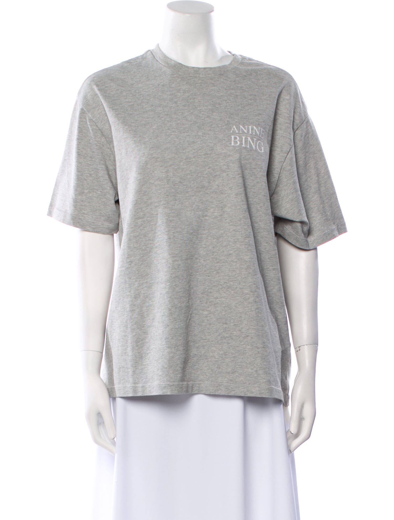 Anine Bing Crew Neck Short Sleeve Sweatshirt