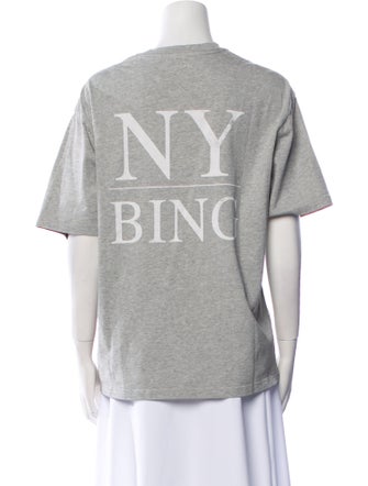 Anine Bing Crew Neck Short Sleeve Sweatshirt