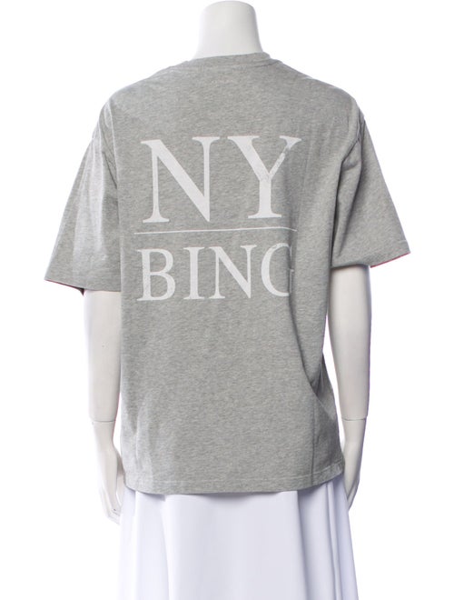 Anine Bing Crew Neck Short Sleeve Sweatshirt