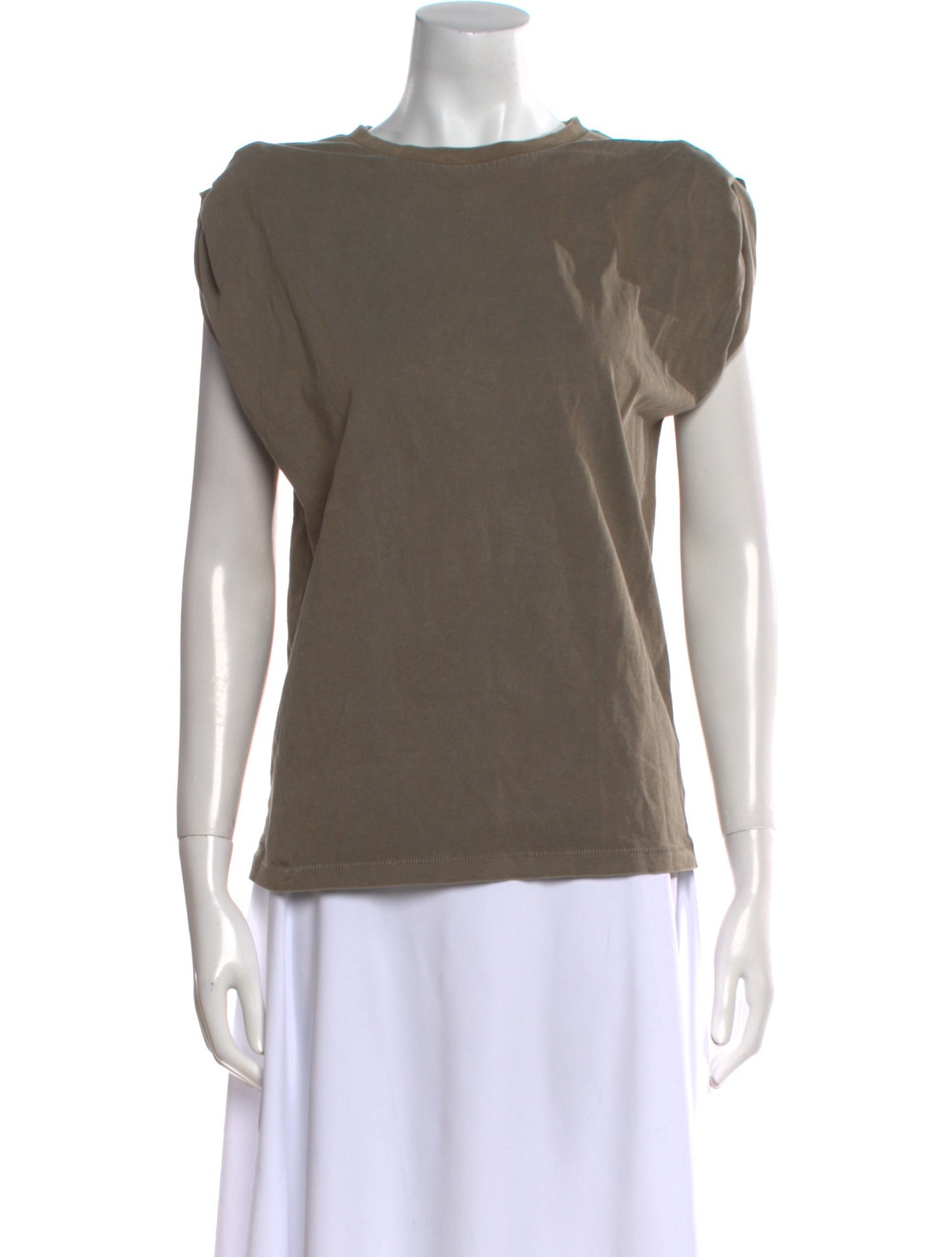 Anine Bing Bateau Neckline Short Sleeve T-Shirt