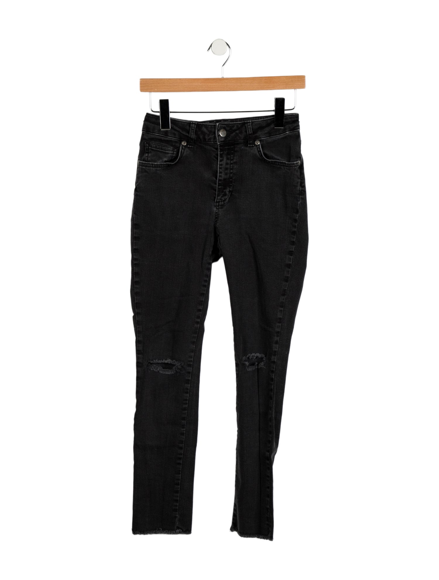 Anine Bing Mid-Rise Skinny Leg Jeans