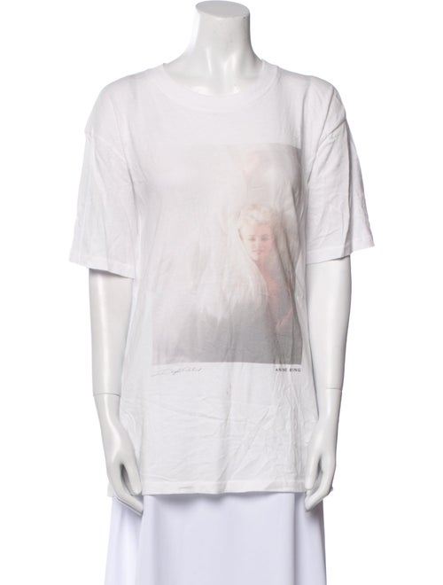 Anine Bing Crew Neck Short Sleeve T-Shirt