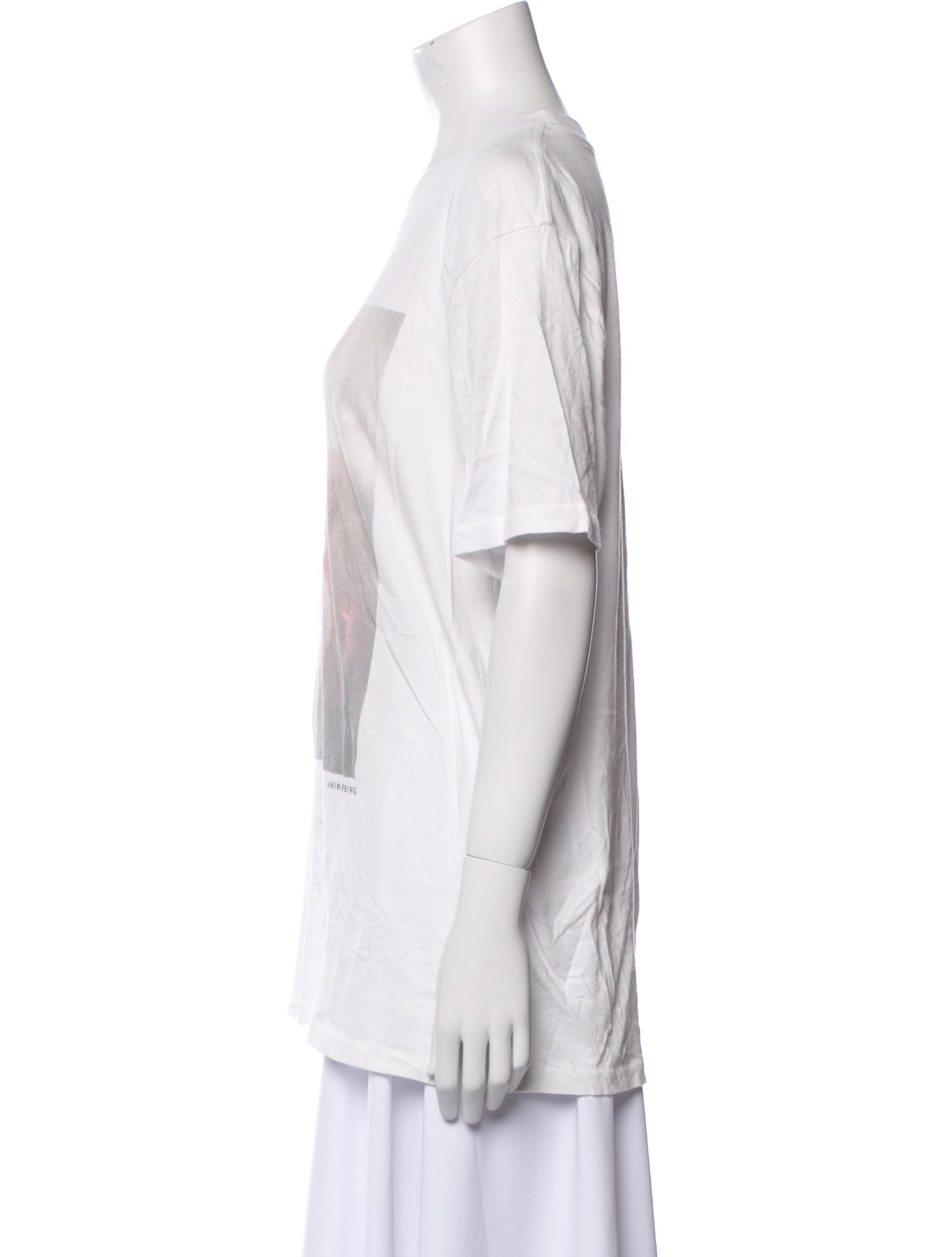 Anine Bing Crew Neck Short Sleeve T-Shirt