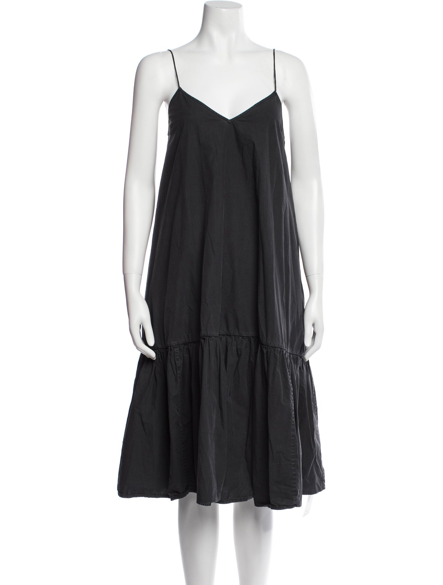 Anine Bing V-Neck Knee-Length Dress