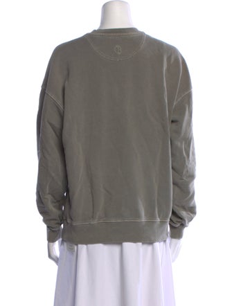 Anine Bing Graphic Print Crew Neck Sweatshirt