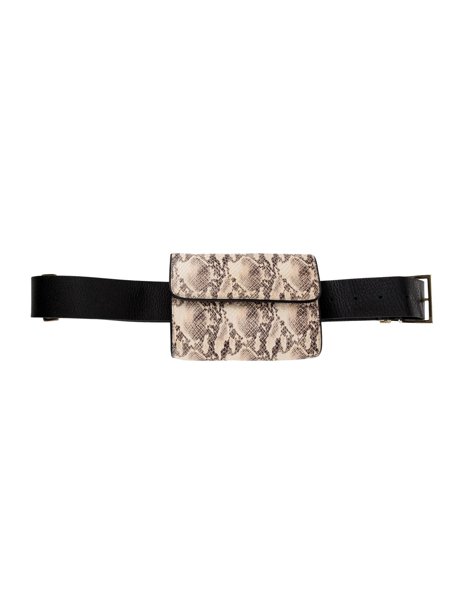Anine Bing Embossed Leather Belt Bag