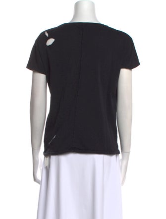 Anine Bing Crew Neck Short Sleeve T-Shirt