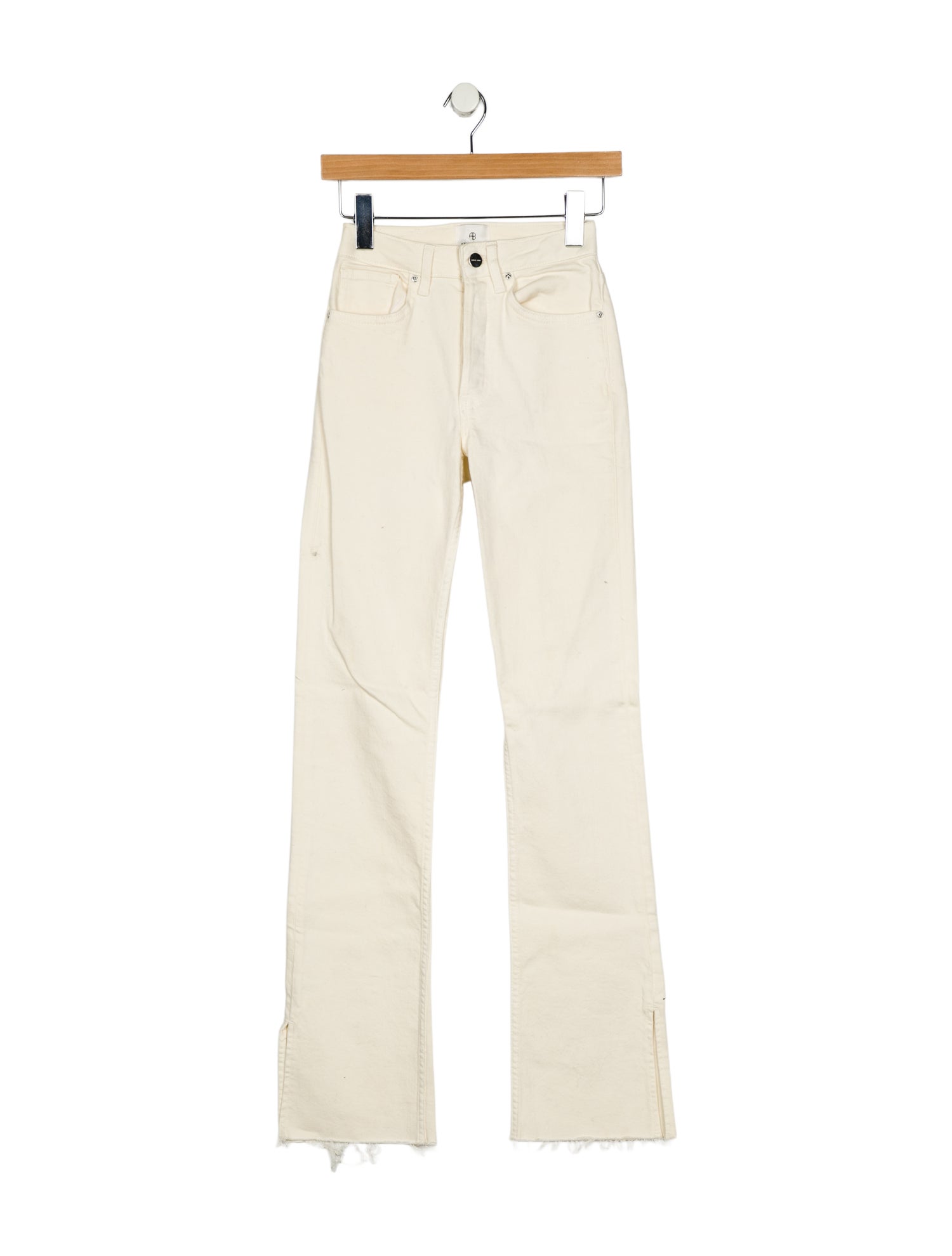 Anine Bing Mid-Rise Straight Leg Jeans