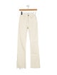 Anine Bing Mid-Rise Straight Leg Jeans