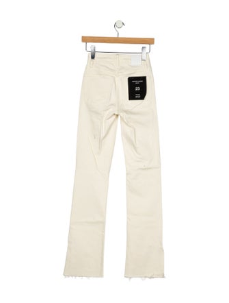 Anine Bing Mid-Rise Straight Leg Jeans