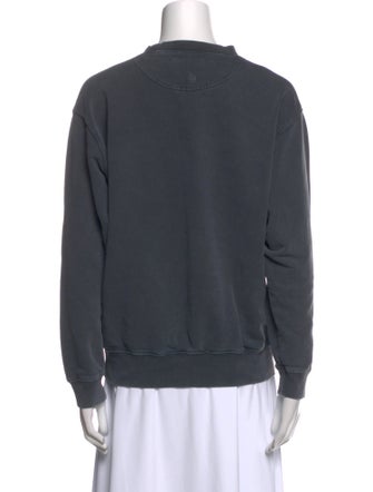 Anine Bing Graphic Print Crew Neck Sweatshirt