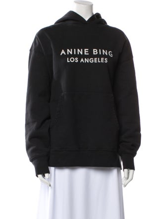 Anine Bing Graphic Print Crew Neck Sweatshirt