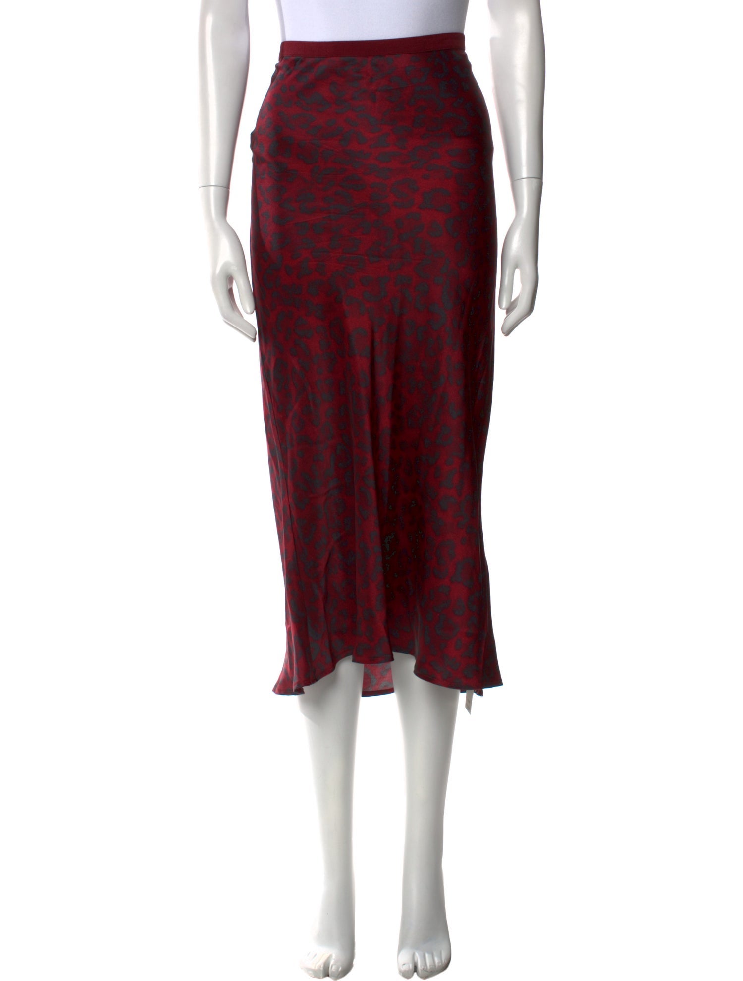 Anine Bing Silk Midi Length Skirt