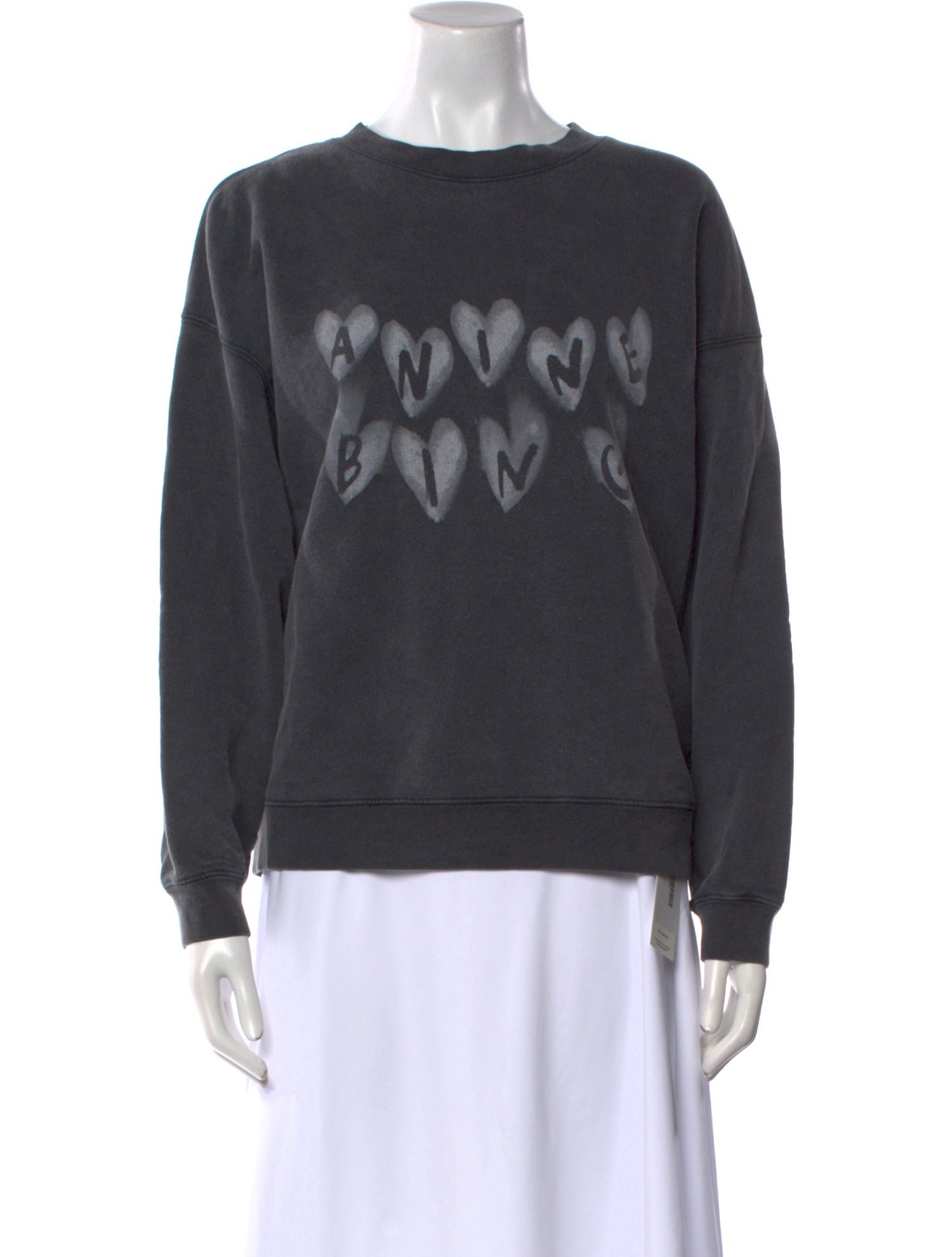 Anine Bing Graphic Print Crew Neck Sweatshirt