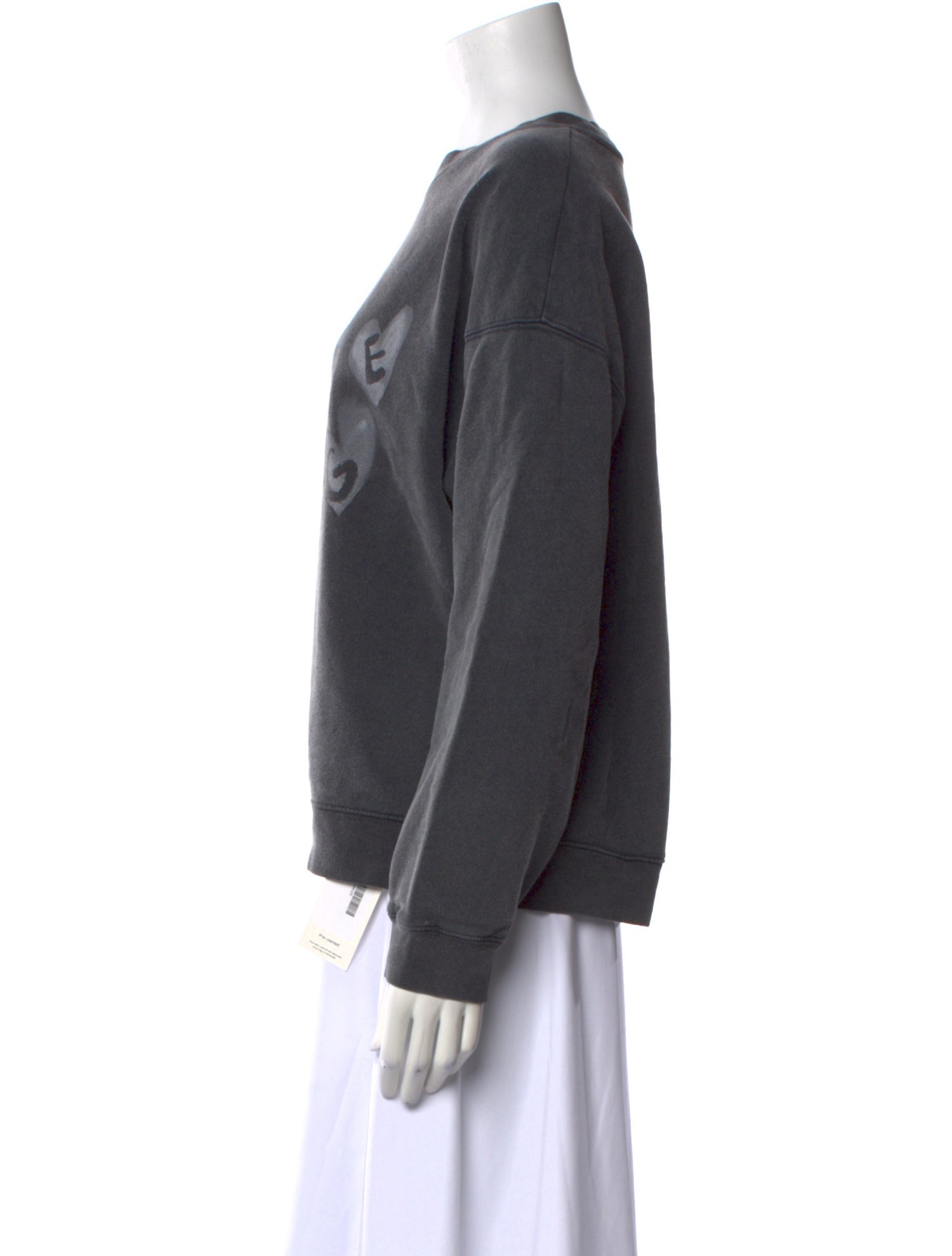 Anine Bing Graphic Print Crew Neck Sweatshirt